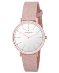 Pierre Cardin Belleville Glam Roloi Batarias me Roz Dermatino Louraki CBV.1112