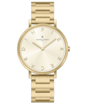 Pierre Cardin Belleville Tribute Roloi Batarias me Xruso Metalliko Brasele CBV.1121