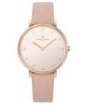 Pierre Cardin Belleville Tribute Roloi Batarias me Bez Dermatino Louraki CBV.1124