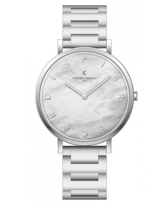 Pierre Cardin Belleville Tribute MOP Roloi Batarias me Asimi Metalliko Brasele CBV.1148