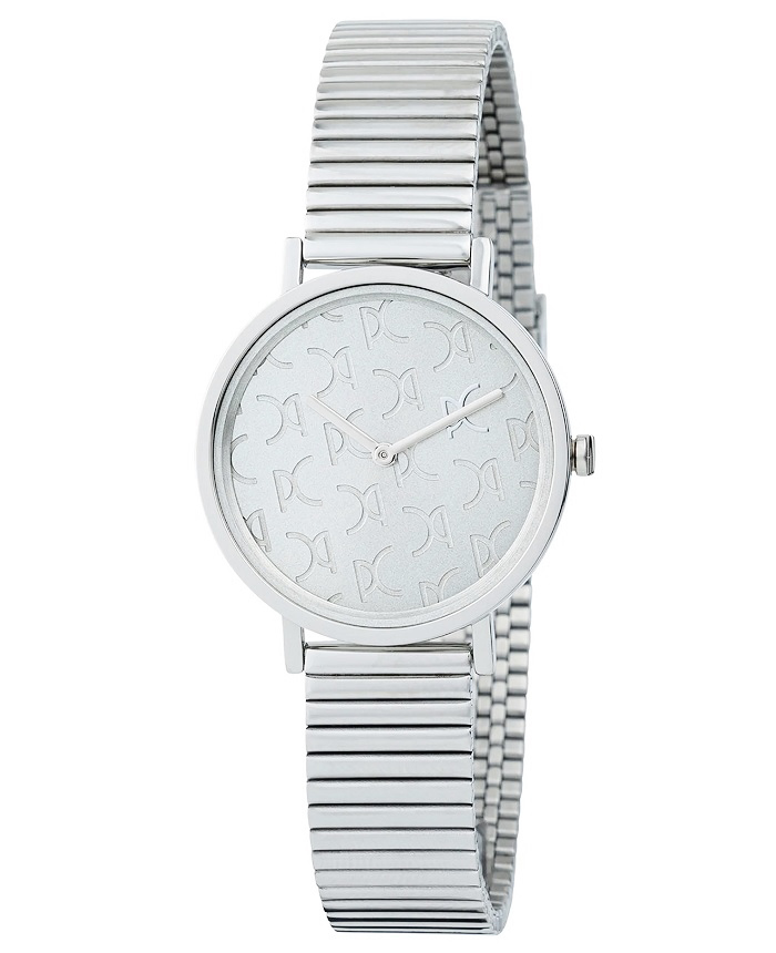 Pierre Cardin Belleville Monogram Roloi Batarias me Asimi Metalliko Brasele CBV.1514
