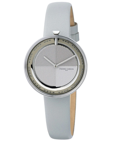 Pierre Cardin Marais Mirror Ρολόι Μπαταρίας με Γκρι Δερμάτινο Λουράκι CMA.0005