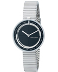 Pierre Cardin Marais Mirror Roloi Batarias me Asimi Metalliko Brasele CMA.0008