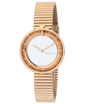 Pierre Cardin Marais Piano Roloi Batarias me Roz Xruso Metalliko Brasele CMA.0017