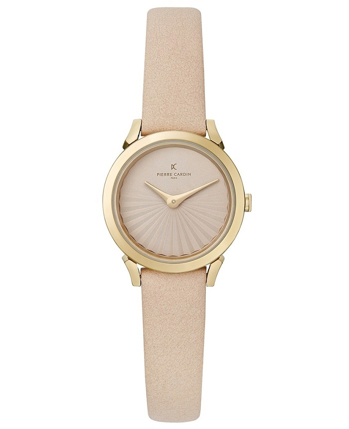Pierre Cardin Pigalle PlissGe Roloi Batarias me Bez Dermatino Louraki CPI.2508