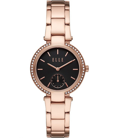 Elle Montmartre Ρολόι Μπαταρίας με Ροζ Χρυσό Μεταλλικό Μπρασελέ ELL25020