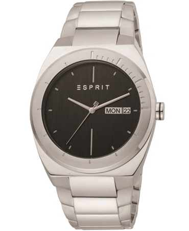Esprit Strike Ρολόι Μπαταρίας με Ασημί Μεταλλικό Μπρασελέ ES1G158M0065