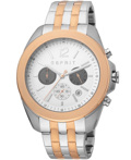 Esprit Field Roloi Xronogafos Batarias me Roz Xruso / Asimi Metalliko Brasele ES1G159M0095