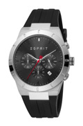 Esprit Anderson Roloi Xronogafos Batarias me Mavro Kaoutsouk Louraki ES1G205P0025
