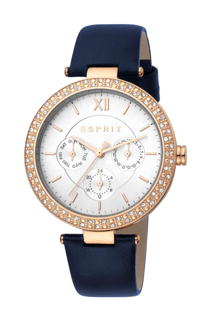 Esprit Betty Roloi Batarias me Ble Dermatino Louraki ES1L189L0055