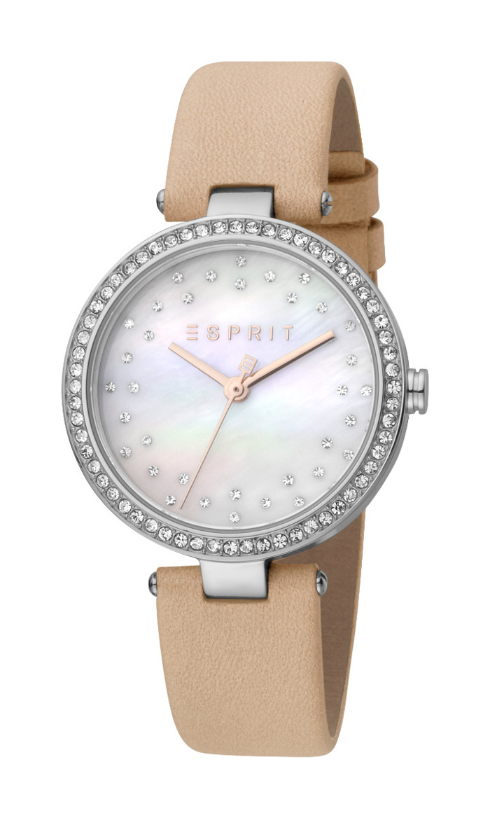 Esprit Roselle Roloi Batarias me Bez Dermatino Louraki ES1L199L1015