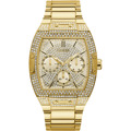Guess Phoenix Roloi Batarias me Xruso Metalliko Brasele GW0094G2