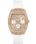 Guess Raven Roloi Batarias me Lefko Kaoutsouk Louraki GW0105L3