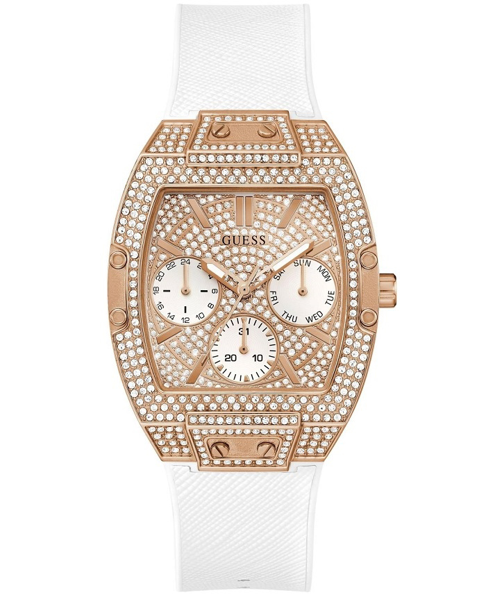 Guess Raven Roloi Batarias me Lefko Kaoutsouk Louraki GW0105L3