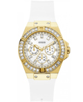 Guess Venus Roloi Batarias me Lefko Kaoutsouk Louraki GW0118L5