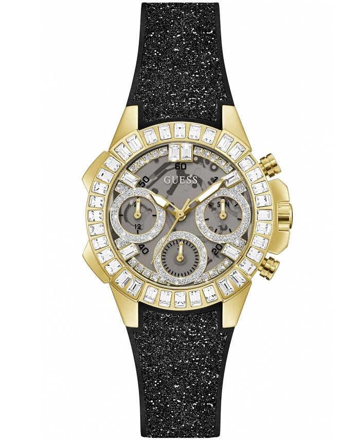 Guess Bombshell Roloi Batarias me Mavro Kaoutsouk Louraki GW0313L2