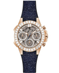 Guess Bombshell Roloi Batarias me Ble Kaoutsouk Louraki GW0313L3