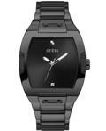 Guess Phoenix Roloi Batarias me Mavro Metalliko Brasele GW0387G3