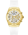 Guess Athena Roloi Batarias me Lefko Kaoutsouk Louraki GW0409L2