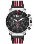 Guess Pilot Roloi Batarias me Mavro Kaoutsouk Louraki GW0415G1