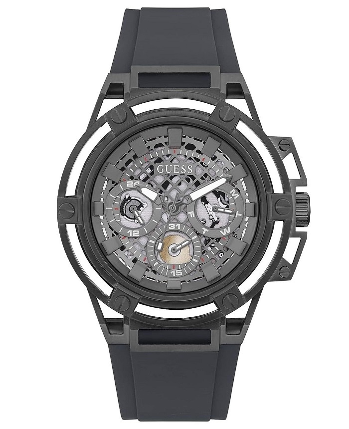 Guess Matrix Roloi Batarias me Ggri Kaoutsouk Louraki GW0423G3