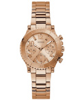 Guess Cosmic Lady Roloi Batarias me Roz Xruso Metalliko Brasele GW0465L2