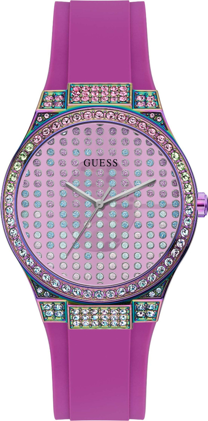 Guess Radiance Roloi Batarias me Roz Kaoutsouk Louraki GW0482L2