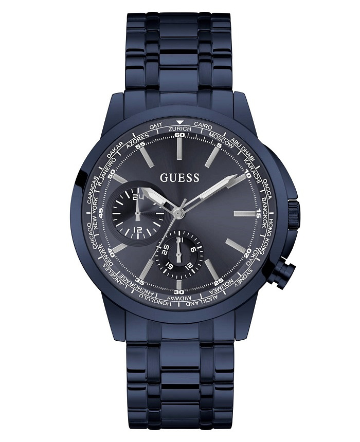 Guess Spec Roloi Batarias me Ble Metalliko Brasele GW0490G4
