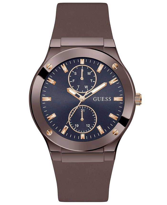 Guess Jet Roloi Batarias me Kafe Kaoutsouk Louraki GW0491G2