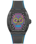 Guess Catrin Roloi Batarias me Mavro Kaoutsouk Louraki GW0506G1
