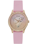 Guess Lady Idol Roloi Batarias me Roz Kaoutsouk Louraki GW0530L4