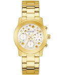 Guess Fantasia Roloi Batarias me Xruso Metalliko Brasele GW0559L2