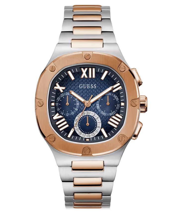 Guess Headline Roloi Batarias me Roz Xruso / Asimi Metalliko Brasele GW0572G4