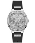 Guess Duchess Roloi Batarias me Mavro Kaoutsouk Louraki GW0619L1