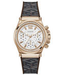 Guess Charisma Roloi Batarias me Poluxromo Kaoutsouk Louraki GW0621L5