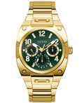 Guess Prodigy Roloi Batarias me Xruso Metalliko Brasele GW0624G2