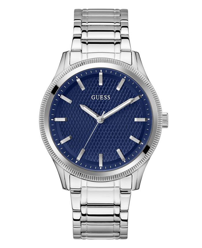 Guess Dex Roloi Batarias me Asimi Metalliko Brasele GW0626G1