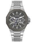 Guess Indy Roloi Batarias me Asimi Metalliko Brasele GW0636G1