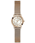Guess Melody Roloi Batarias me Roz Xruso Metalliko Brasele GW0666L3