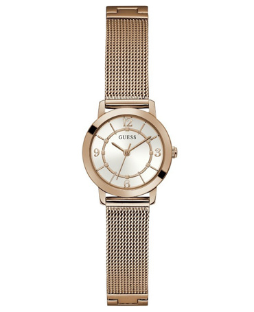 Guess Melody Ρολόι Μπαταρίας με Ροζ Χρυσό Μεταλλικό Μπρασελέ GW0666L3