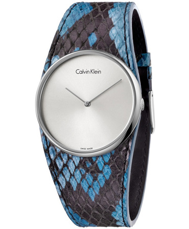 Calvin Klein Spellbound Ρολόι Μπαταρίας με Μπλε Δερμάτινο Λουράκι K5V231V6