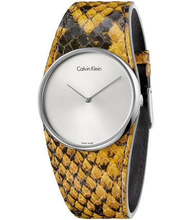 Calvin Klein Spellbound Ρολόι Μπαταρίας με Κίτρινο Δερμάτινο Λουράκι K5V231Z6