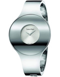 Calvin Klein Seamless Roloi Batarias me Asimi Metalliko Brasele K8C2S116