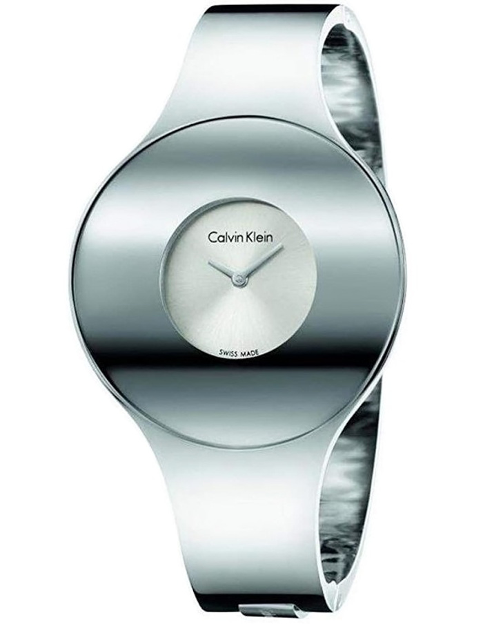 Calvin Klein Seamless Roloi Batarias me Asimi Metalliko Brasele K8C2S116