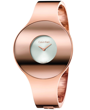Calvin Klein Seamless Ρολόι Μπαταρίας με Ροζ Χρυσό Μεταλλικό Μπρασελέ K8C2S616