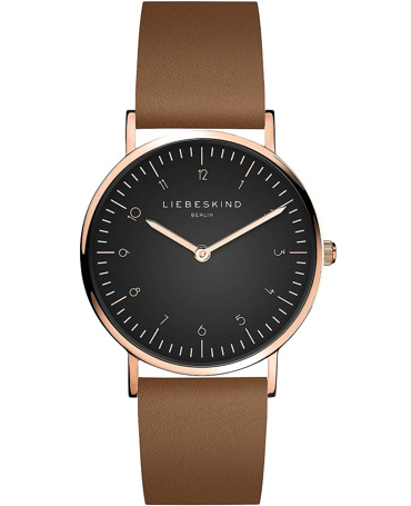 Liebeskind Berlin Ρολόι Μπαταρίας με Καφέ Δερμάτινο Λουράκι LT-0198-LQ