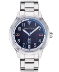 Nautica N83 Crissy Field Roloi Batarias me Asimi Metalliko Brasele NAPCFS907