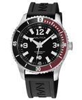 Nautica Pacific Beach Roloi Batarias me Mavro Kaoutsouk Louraki NAPPBS161