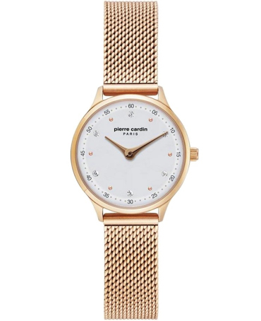 Pierre Cardin La Gloire Ρολόι Μπαταρίας με Ροζ Χρυσό Μεταλλικό Μπρασελέ PC902682F303