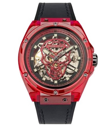 Police Ρολόι Αυτόματο με Μαύρο Καουτσούκ Λουράκι PEWGR1592405